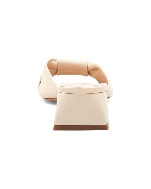 Bruno Magli Natural Antonia Leather Mule