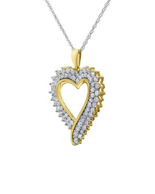 Lab Grown Diamonds Metallic Silver 2.00 Ct. Tw. Lab Grown Diamond Cable Chain Necklace