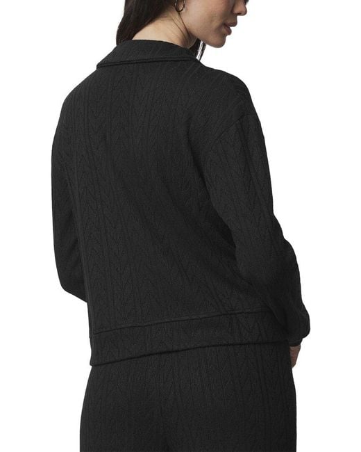 Splendid Black Sweatersoft 1/4-Zip