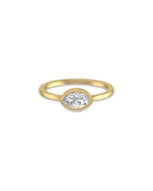 Lab Grown Diamonds White 14k 0.50 Ct. Tw. Lab-grown Diamond Solitaire Ring