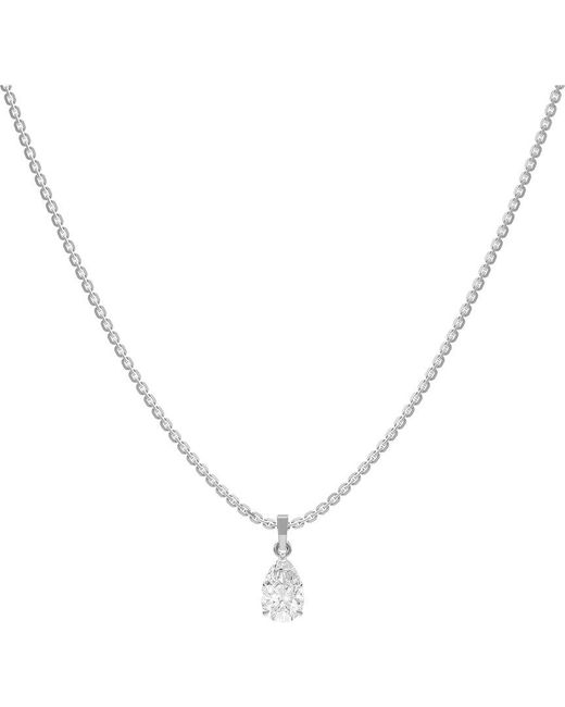Lab Grown Diamonds Metallic 1.00 Ct. Tw. Lab-Grown Diamond Necklace