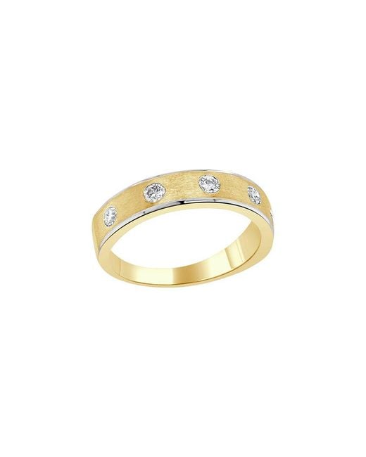 Sabrina Designs Metallic 14K 0.25 Ct. Tw. Diamond Band