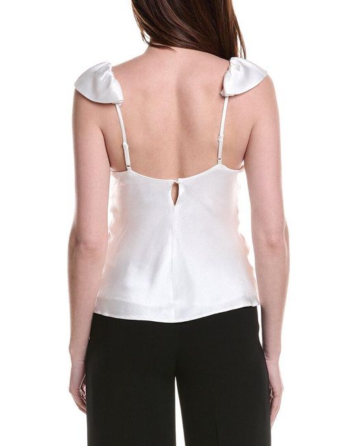 Bardot White Ivy Lace Detail Camisole