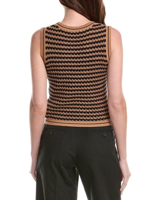 Max Mara Black Disegno Tank