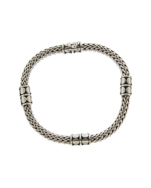 John Hardy Metallic Dot Station Bracelet