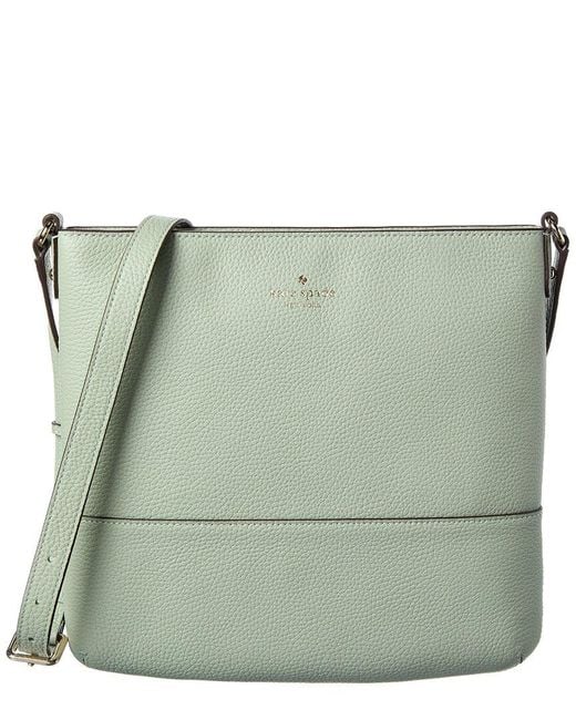 Kate Spade Green Southport Avenue Cora Leather Crossbody