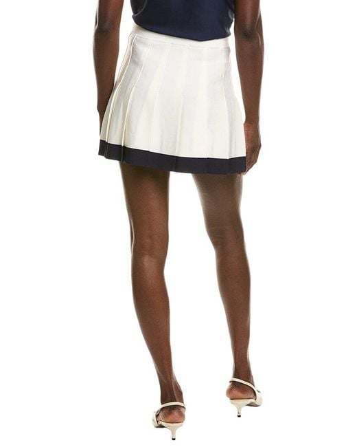 Alexis White Mondi Mini Skirt