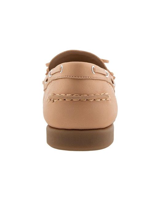Aerosoles White Barita Leather Flat