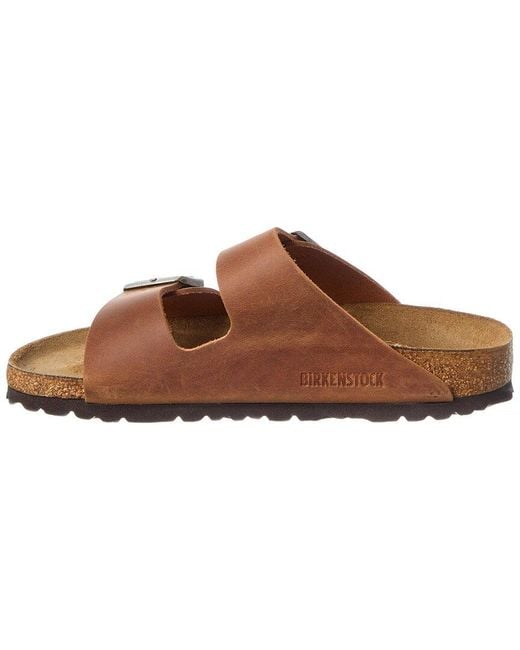 Birkenstock Brown Arizona Bs Narrow Leather Sandal