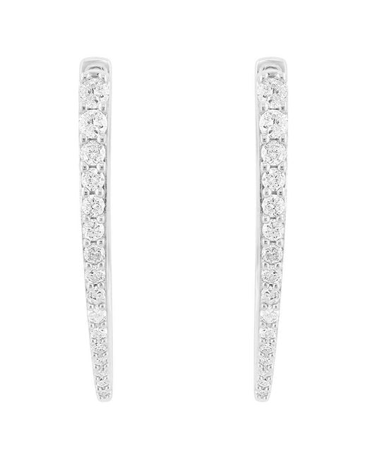 Effy Fine Jewelry White 14K 0.47 Ct. Tw. Diamond Earrings