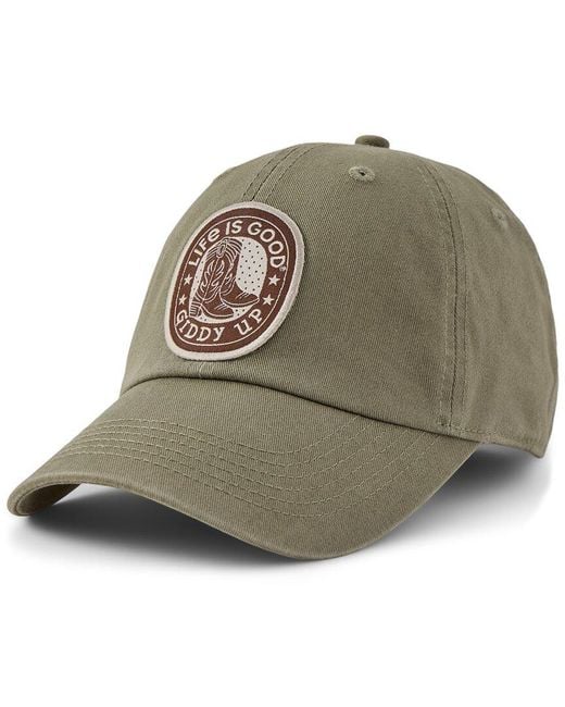 Life Is Good. Green Chill Cap for men