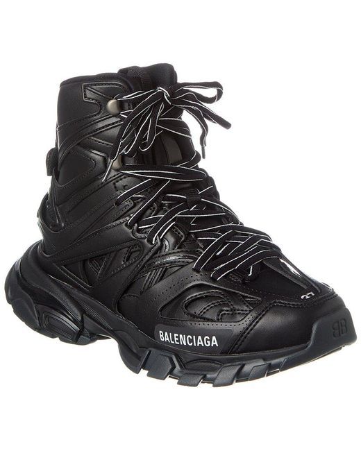 Balenciaga Black Track Hike High-Top Sneaker