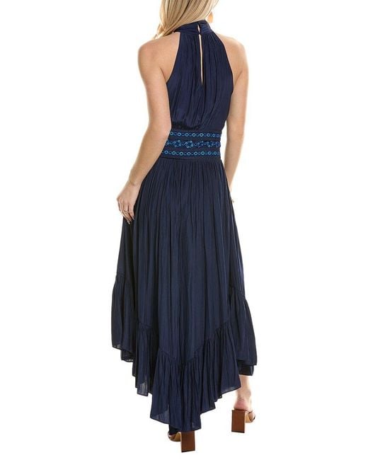 Ramy Brook Blue Shauna Maxi Dress