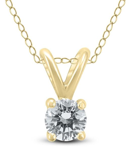 True Diamond Metallic 14k 0.23 Ct. Tw. Diamond Necklace