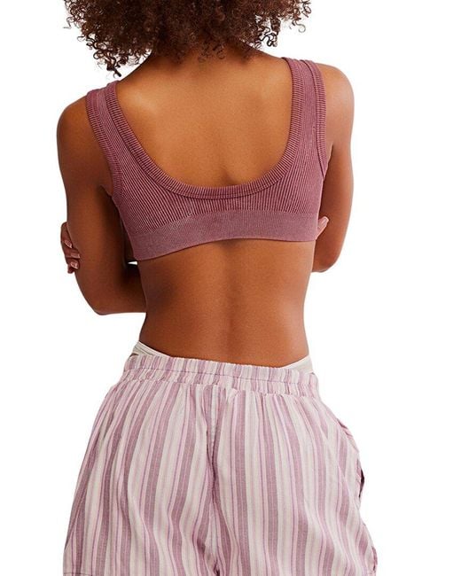 Free People Red Everyday Lou Bralette