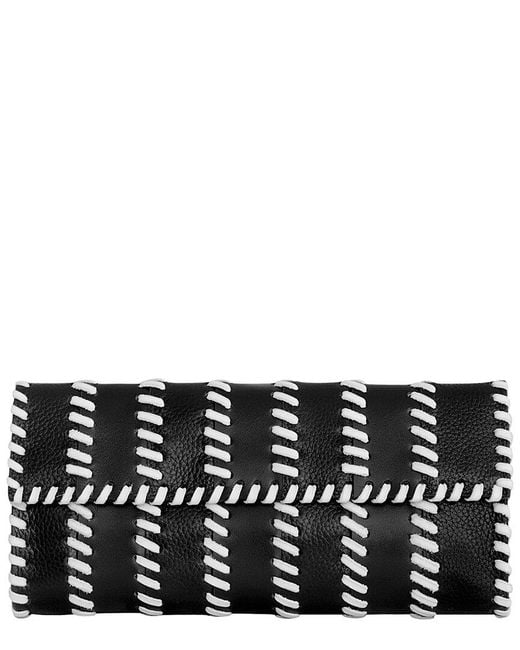 Rebecca Minkoff Black Patchwork Leather Clutch