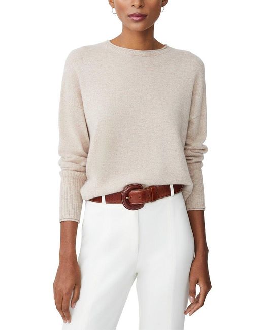 J.McLaughlin White Caitie Cashmere Sweater