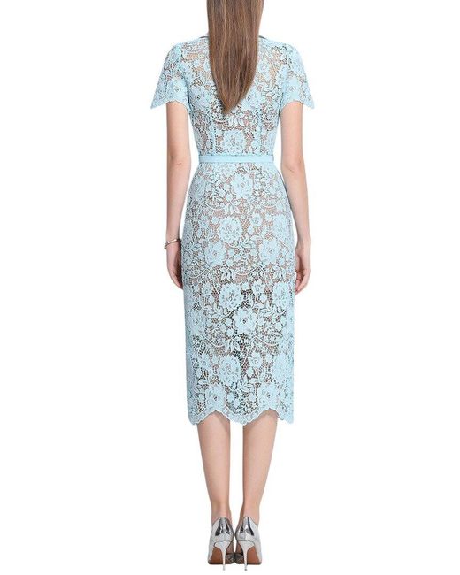 DZA Blue Midi Dress