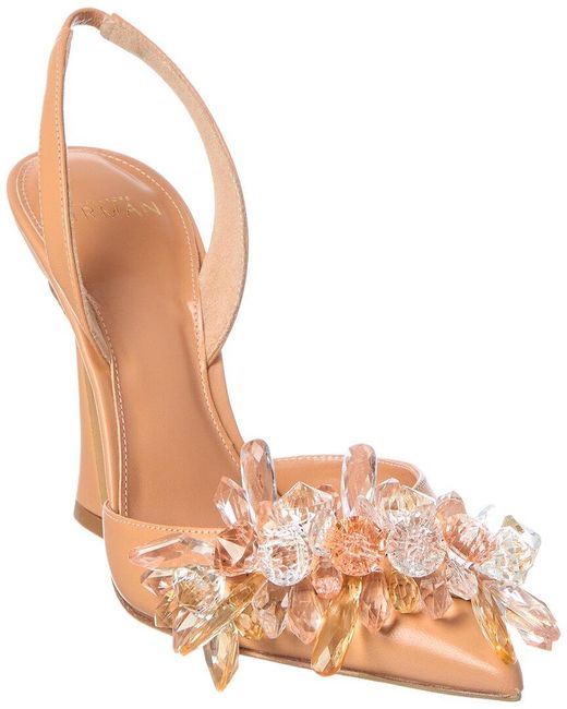 Alexandre Birman Pink Sierra 100 Leather Pump