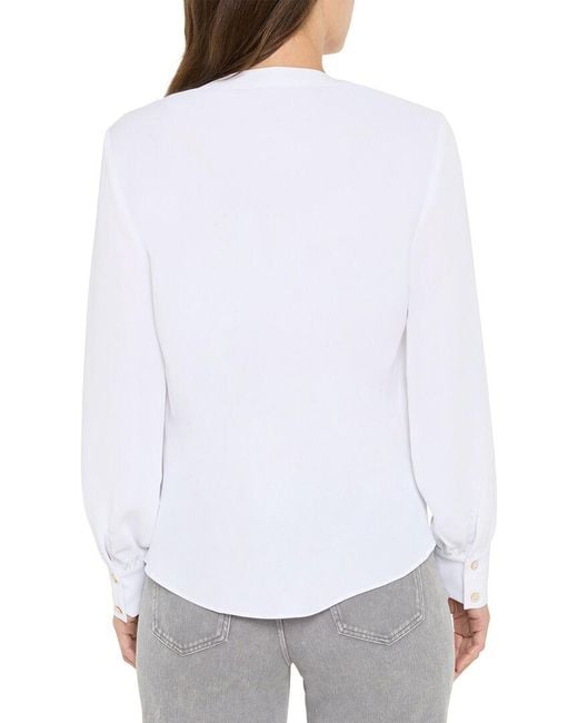 NIC+ZOE White Downtown V-Neck Top