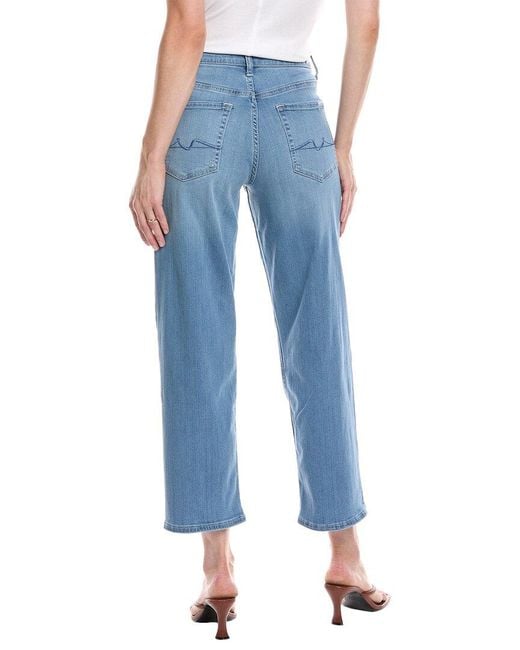 7 For All Mankind Blue Slim Evolution The Modern Straight Marrakech Jean
