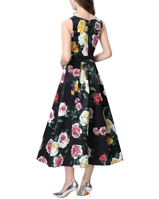CHARLOTTE GREEN White Elaine Midi Dress
