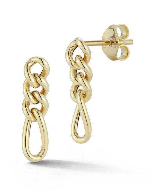Ember Fine Jewelry Metallic 14k Chain Earrings