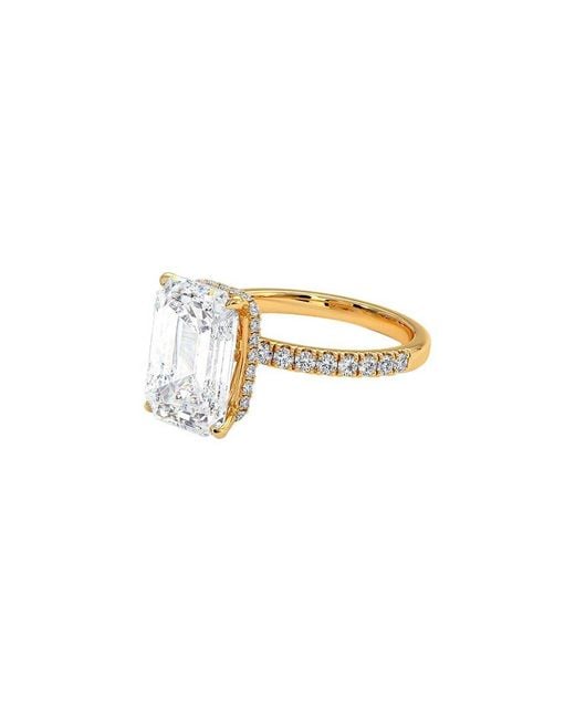 Lab Grown Diamonds White 14K 4.05 Ct. Tw. Lab-Grown Diamond Ring