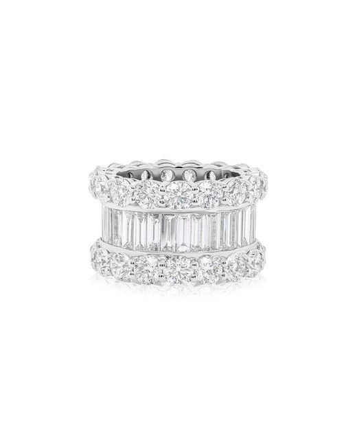 Diana M White Fine Jewelry 18K 14.00 Ct. Tw. Diamond Eternity Ring