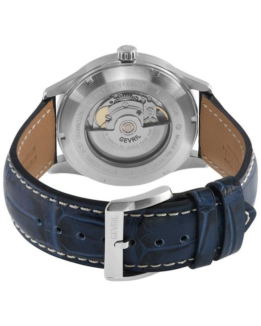 Gevril Blue Excelsior Watch for men