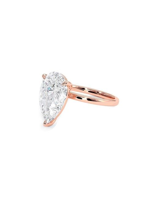 Lab Grown Diamonds White 14K 4.01 Ct. Tw. Lab-Grown Diamond Ring