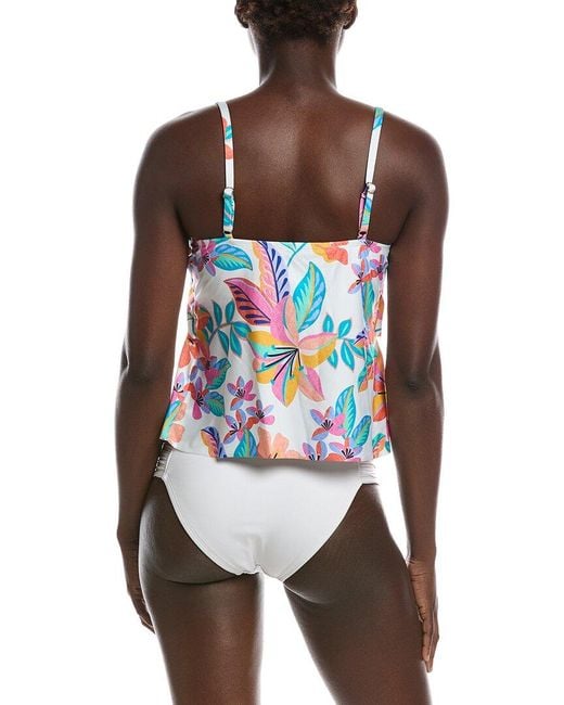 24th & Ocean Multicolor Francesca Tankini Top