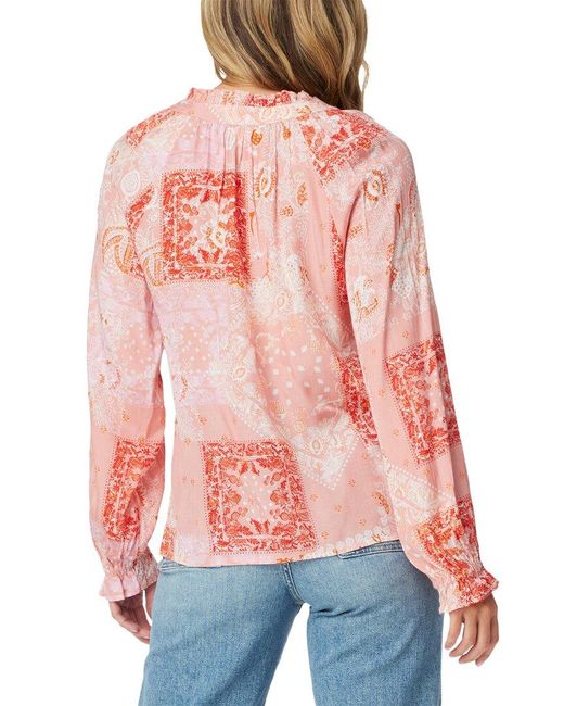 Roberta Roller Rabbit Red Maisie Patchwork Jay Top