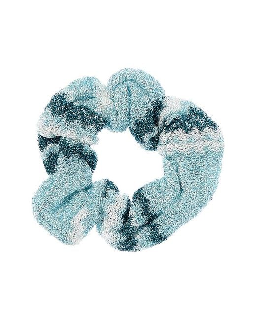 Missoni Blue Scrunchie