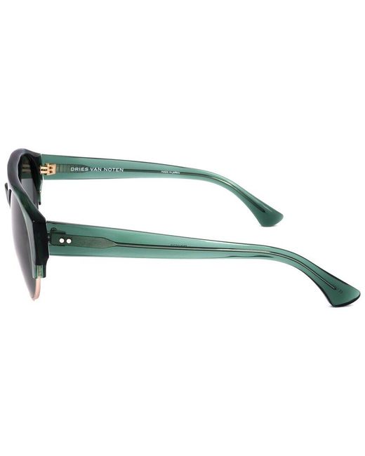 Linda Farrow Green Dvn152 54Mm Sunglasses