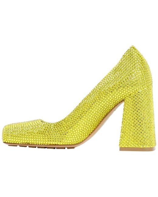 Bottega Veneta Yellow Leather Pump