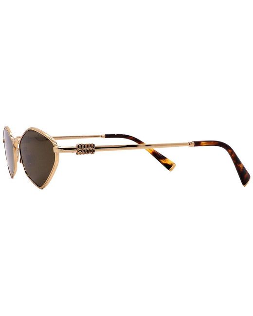 Miu Miu Metallic Mu 56Zs 56Mm Sunglasses for men
