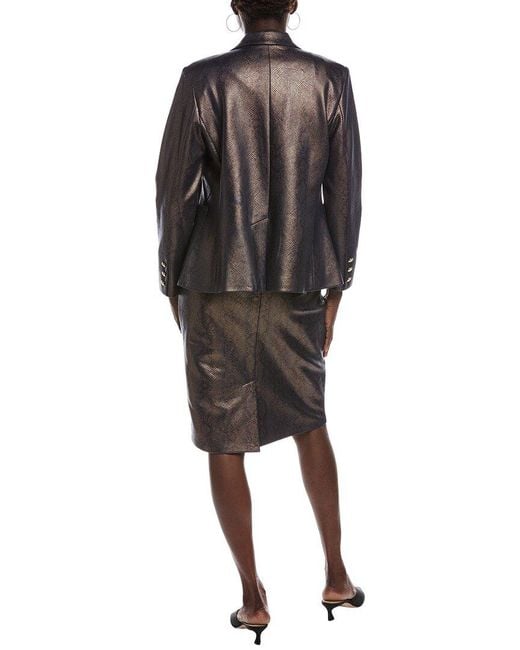 Nanette Lepore Black Jacket & Pencil Skirt Set