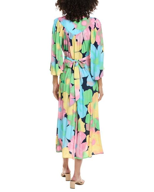 Pom White Midi Dress