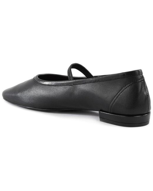 Seychelles Black Maryjane Leather Flat