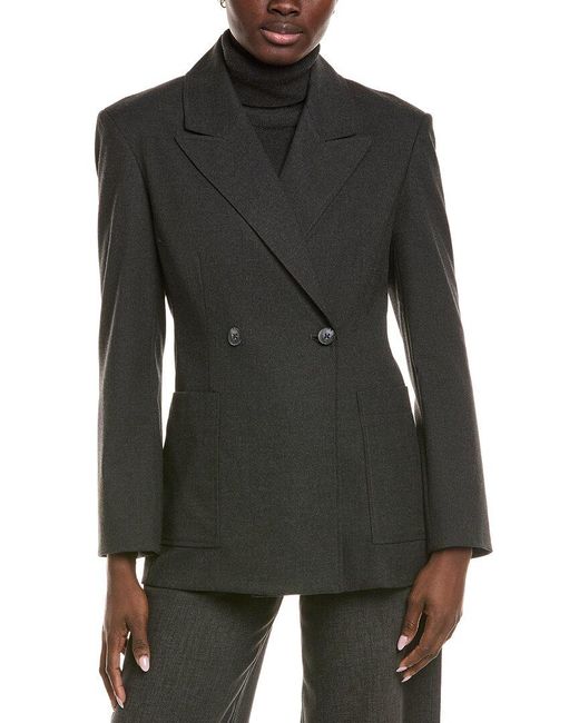 Kenneth Cole Black Flannel Jacket