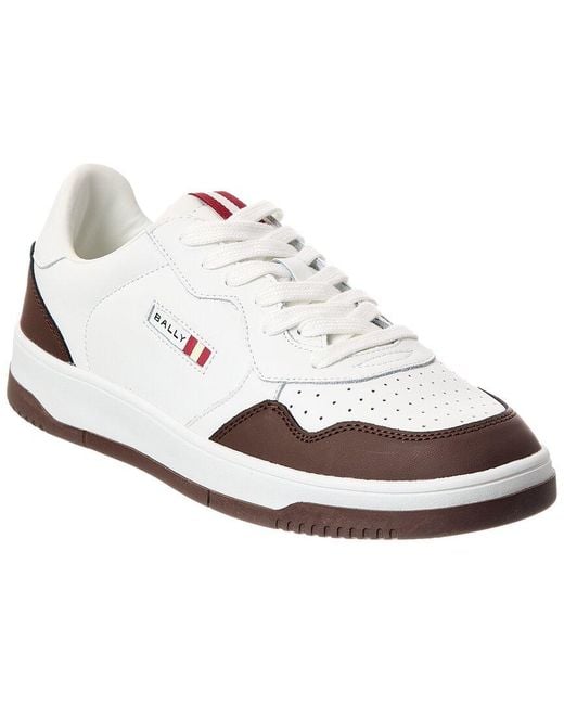 Bally White Jaren Leather Sneaker for men