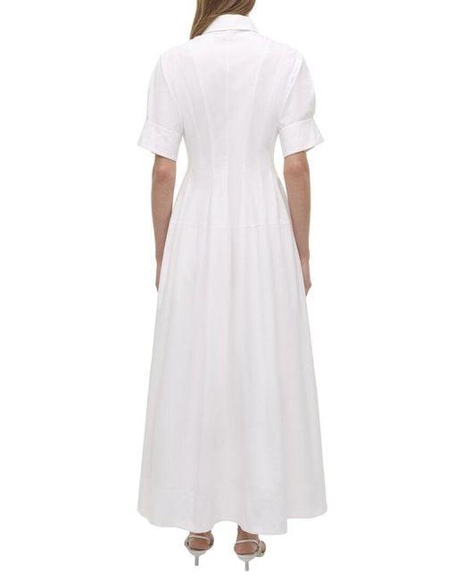 Jonathan Simkhai White Mollie Shirt Dress