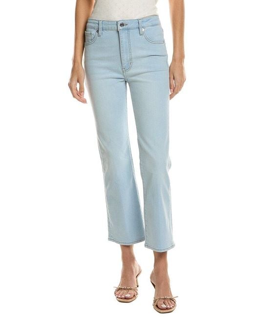 FRAME Blue The Reboot Float Crop Jean