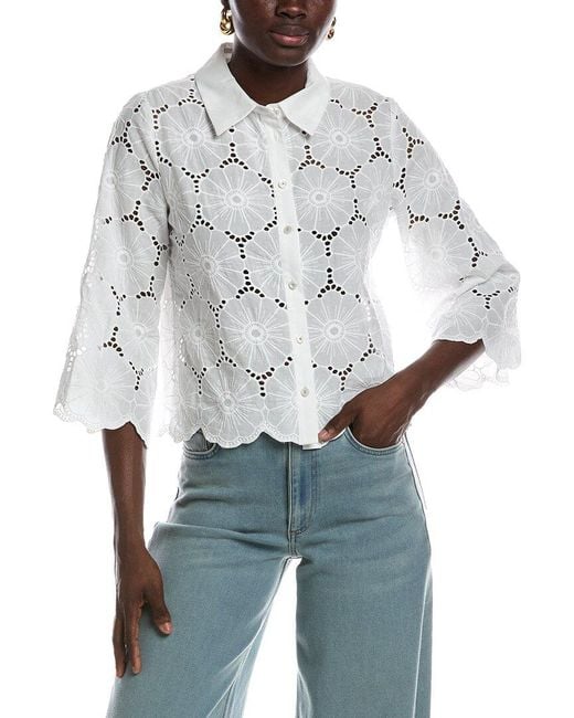 Vince Camuto Gray Collared Shirt