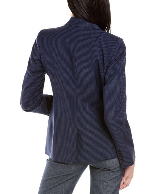 Brooks Brothers Blue Career Wool-blend Jacket