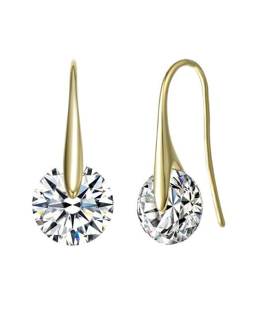 Genevive Jewelry White Drop Earrings