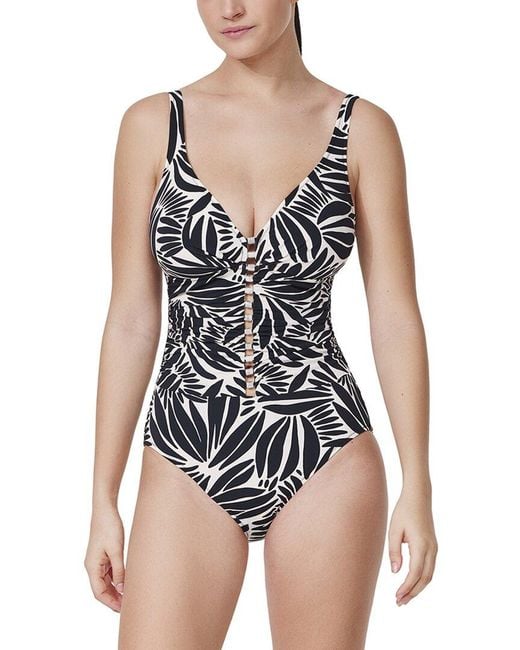 Gottex Black Comeback One-Piece