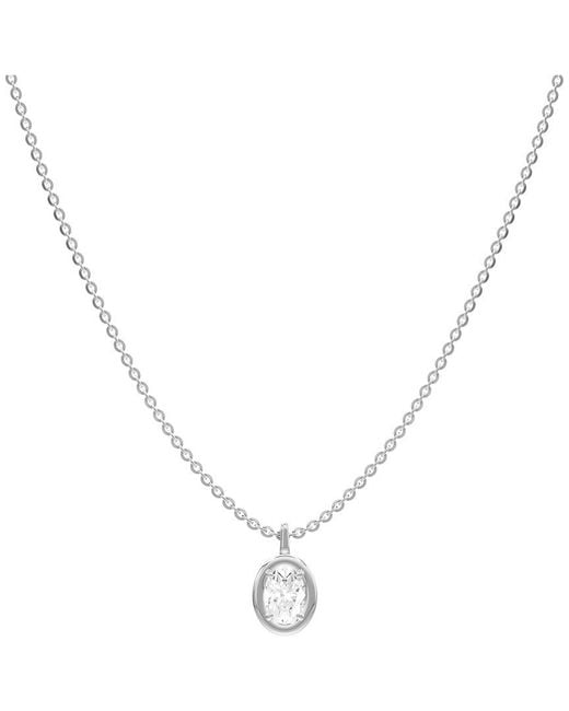 Lab Grown Diamonds Metallic 1.00 Ct. Tw. Lab-Grown Diamond Necklace