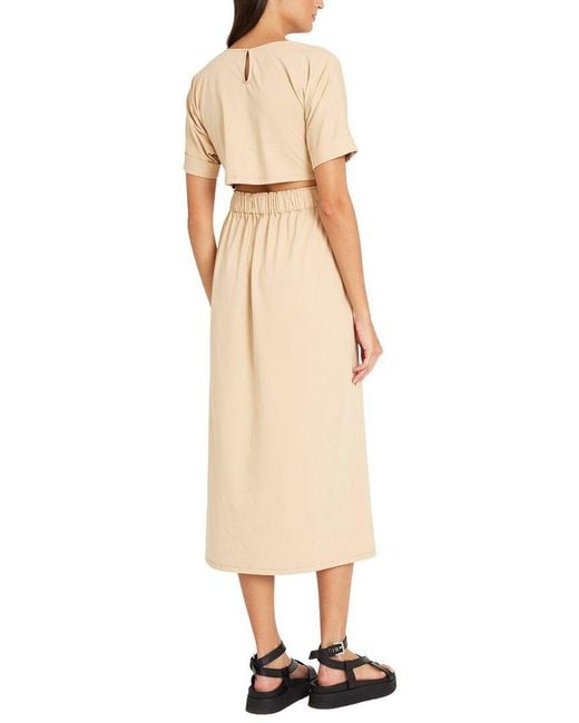 Luxely Natural Midi Dress